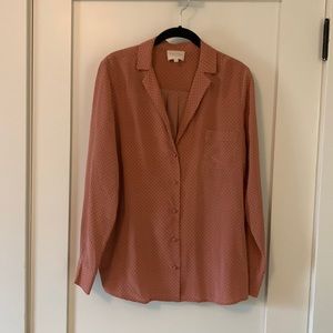 Sezane silk blouse